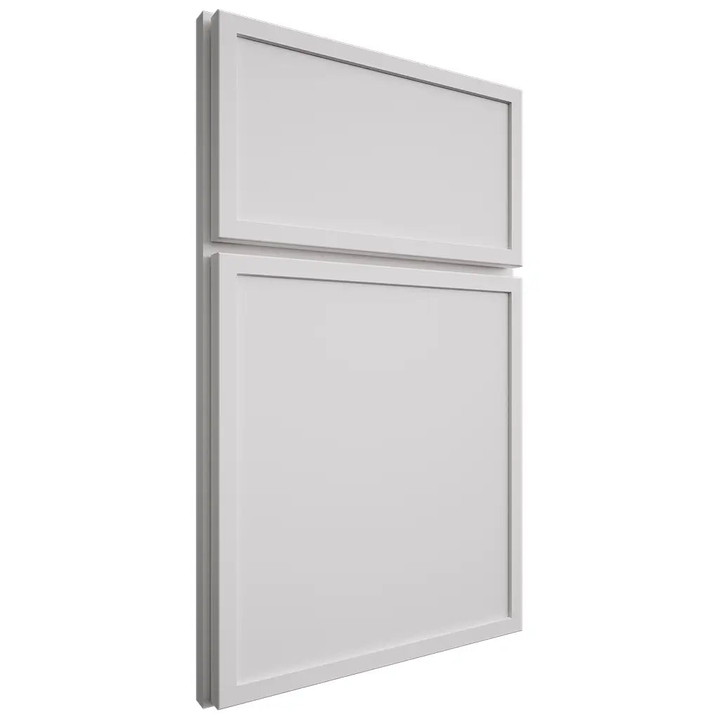 Shiloh Cabinetry Full Overlay Napa Horizontal Paintable Polar Door