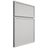 Shiloh Cabinetry Full Overlay Napa Horizontal Paintable Repose Gray Door