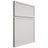 Shiloh Cabinetry Full Overlay Napa Horizontal Paintable Soft White Door
