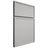 Shiloh Cabinetry Full Overlay Napa Horizontal Paintable Unusual Gray Door