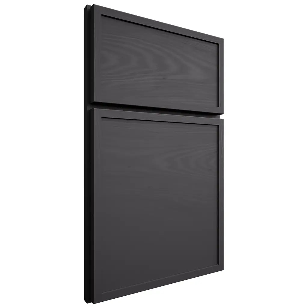 Shiloh Cabinetry Full Overlay Napa Horizontal Poplar Plain Cut Cadet Door