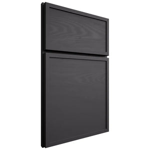 Shiloh Cabinetry Full Overlay Napa Horizontal Poplar Plain Cut Cadet Door