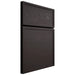 Shiloh Cabinetry Full Overlay Napa Horizontal Poplar Plain Cut Carbon Door