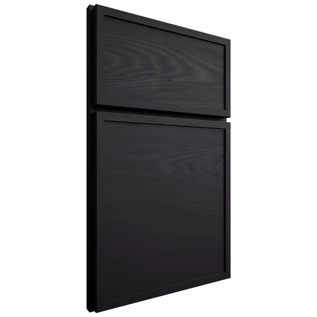 Shiloh Cabinetry Full Overlay Napa Horizontal Poplar Plain Cut Harbor Door