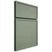 Shiloh Cabinetry Full Overlay Napa Horizontal Poplar Plain Cut Moss Door