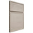 Shiloh Cabinetry Full Overlay Napa Horizontal Poplar Plain Cut Seagull Door