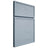 Shiloh Cabinetry Full Overlay Napa Horizontal Poplar Plain Cut Sky Door