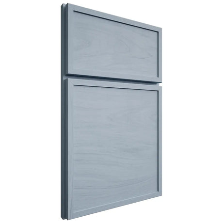 Shiloh Cabinetry Full Overlay Napa Horizontal Poplar Plain Cut Sky Door