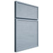 Shiloh Cabinetry Full Overlay Napa Horizontal Poplar Plain Cut Sky Door