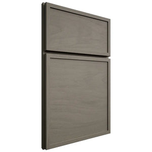 Shiloh Cabinetry Full Overlay Napa Horizontal Poplar Plain Cut Thyme Door