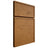 Shiloh Cabinetry Full Overlay Napa Horizontal Red Oak Plain Cut Autumn Door