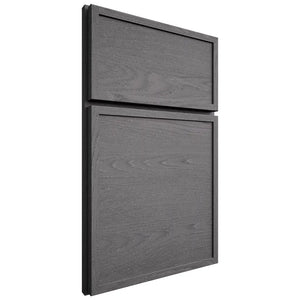 Shiloh Cabinetry Full Overlay Napa Horizontal Red Oak Plain Cut Cadet Door