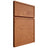 Shiloh Cabinetry Full Overlay Napa Horizontal Red Oak Plain Cut Harvest Door