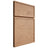 Shiloh Cabinetry Full Overlay Napa Horizontal Red Oak Plain Cut Natural Door
