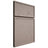 Shiloh Cabinetry Full Overlay Napa Horizontal Red Oak Plain Cut Sterling Door
