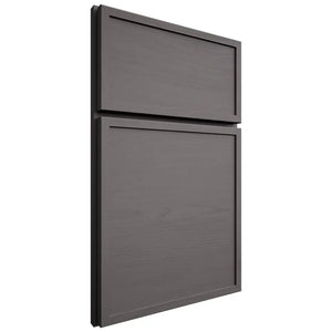 Shiloh Cabinetry Full Overlay Napa Horizontal Walnut Plain Cut Cadet Door