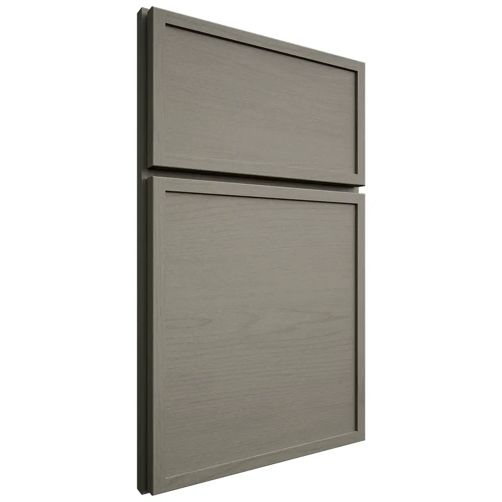 Shiloh Cabinetry Full Overlay Napa Horizontal Walnut Plain Cut Thyme Door