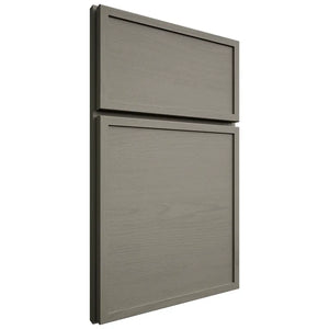 Shiloh Cabinetry Full Overlay Napa Horizontal Walnut Plain Cut Thyme Door
