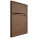 Shiloh Cabinetry Full Overlay Napa Horizontal White Oak Plain Cut Autumn Door