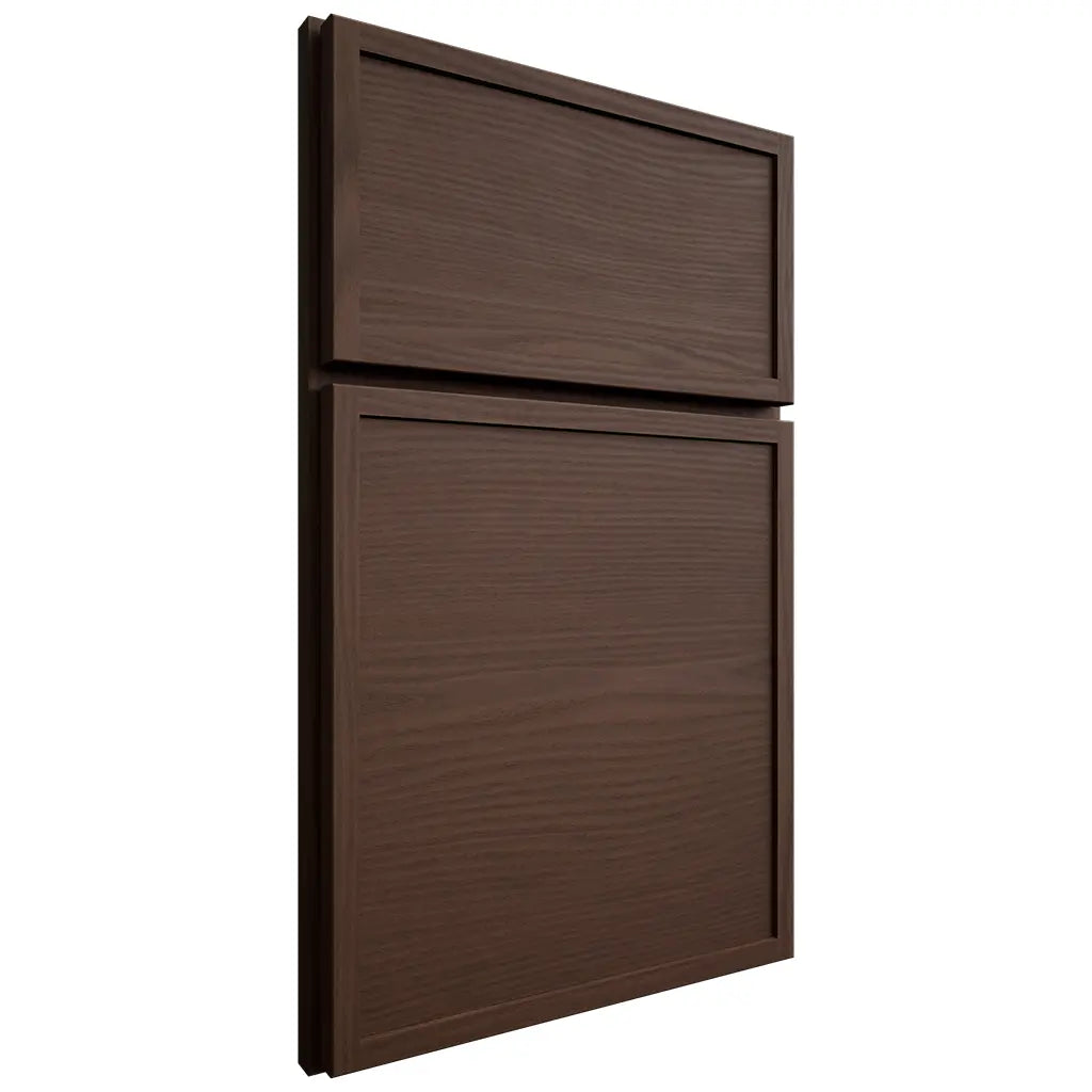 Shiloh Cabinetry Full Overlay Napa Horizontal White Oak Plain Cut Braun Door