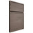 Shiloh Cabinetry Full Overlay Napa Horizontal White Oak Plain Cut Clay Door