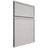Shiloh Cabinetry Full Overlay Napa Horizontal White Oak Plain Cut Cotton Door