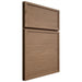 Shiloh Cabinetry Full Overlay Napa Horizontal White Oak Plain Cut Medium Door