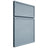 Shiloh Cabinetry Full Overlay Napa Horizontal White Oak Plain Cut Sky Door
