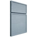 Shiloh Cabinetry Full Overlay Napa Horizontal White Oak Plain Cut Sky Door