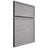 Shiloh Cabinetry Full Overlay Napa Horizontal White Oak Plain Cut Stratus Door