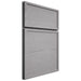Shiloh Cabinetry Full Overlay Napa Horizontal White Oak Plain Cut Stratus Door