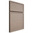 Shiloh Cabinetry Full Overlay Napa Horizontal White Oak Plain Cut Whitewash Door