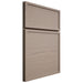 Shiloh Cabinetry Full Overlay Napa Horizontal White Oak Plain Cut Whitewash Door