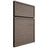 Shiloh Cabinetry Full Overlay Napa Horizontal White Oak Quarter Sawn Clay Door