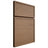 Shiloh Cabinetry Full Overlay Napa Horizontal White Oak Quarter Sawn Medium Door