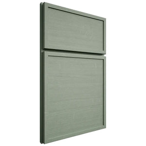 Shiloh Cabinetry Full Overlay Napa Horizontal White Oak Quarter Sawn Moss Door