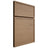Shiloh Cabinetry Full Overlay Napa Horizontal White Oak Quarter Sawn Natural Door