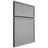 Shiloh Cabinetry Full Overlay Napa Horizontal White Oak Quarter Sawn Stratus Door