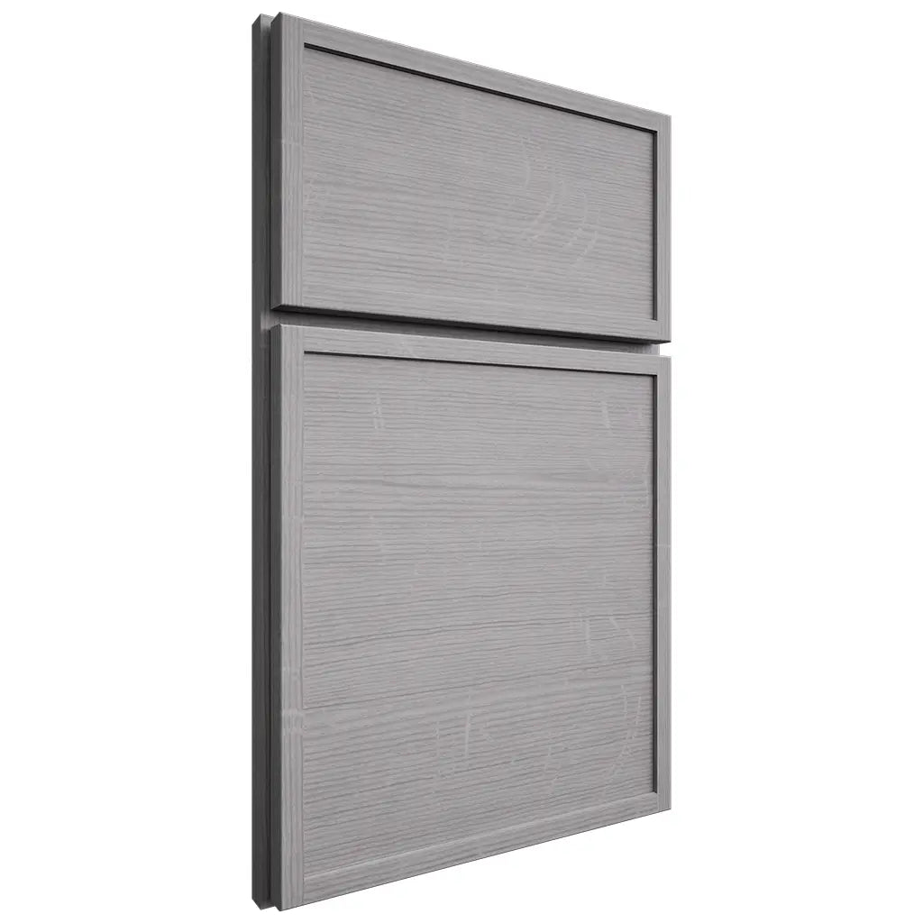 Shiloh Cabinetry Full Overlay Napa Horizontal White Oak Quarter Sawn Stratus Door