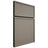 Shiloh Cabinetry Full Overlay Napa Horizontal White Oak Quarter Sawn Thyme Door