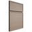 Shiloh Cabinetry Full Overlay Napa Horizontal White Oak Quarter Sawn Whitewash Door