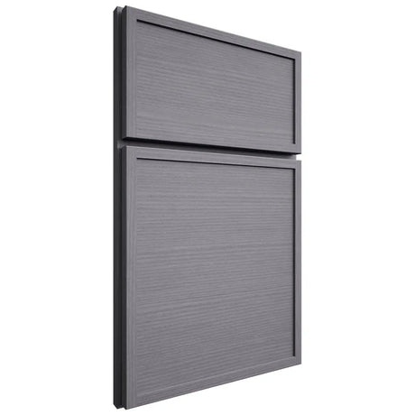 Shiloh Cabinetry Full Overlay Napa Horizontal White Oak Rift Cut Cadet Door