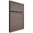 Shiloh Cabinetry Full Overlay Napa Horizontal White Oak Rift Cut Clay Door
