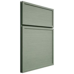 Shiloh Cabinetry Full Overlay Napa Horizontal White Oak Rift Cut Moss Door