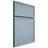 Shiloh Cabinetry Full Overlay Napa Horizontal White Oak Rift Cut Sky Door