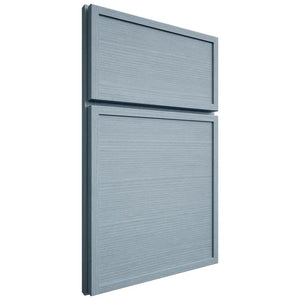 Shiloh Cabinetry Full Overlay Napa Horizontal White Oak Rift Cut Sky Door