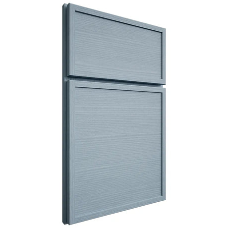 Shiloh Cabinetry Full Overlay Napa Horizontal White Oak Rift Cut Sky Door