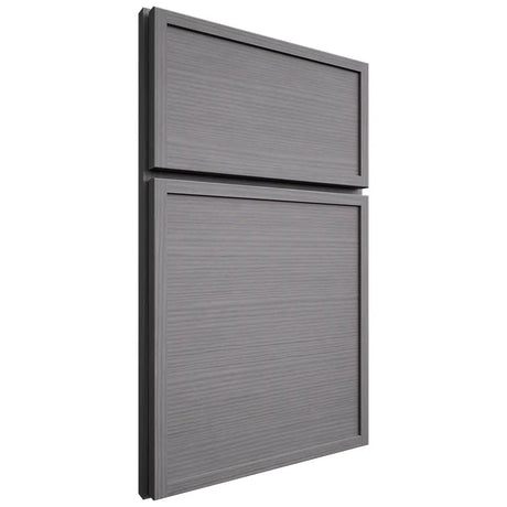 Shiloh Cabinetry Full Overlay Napa Horizontal White Oak Rift Cut Sterling Door