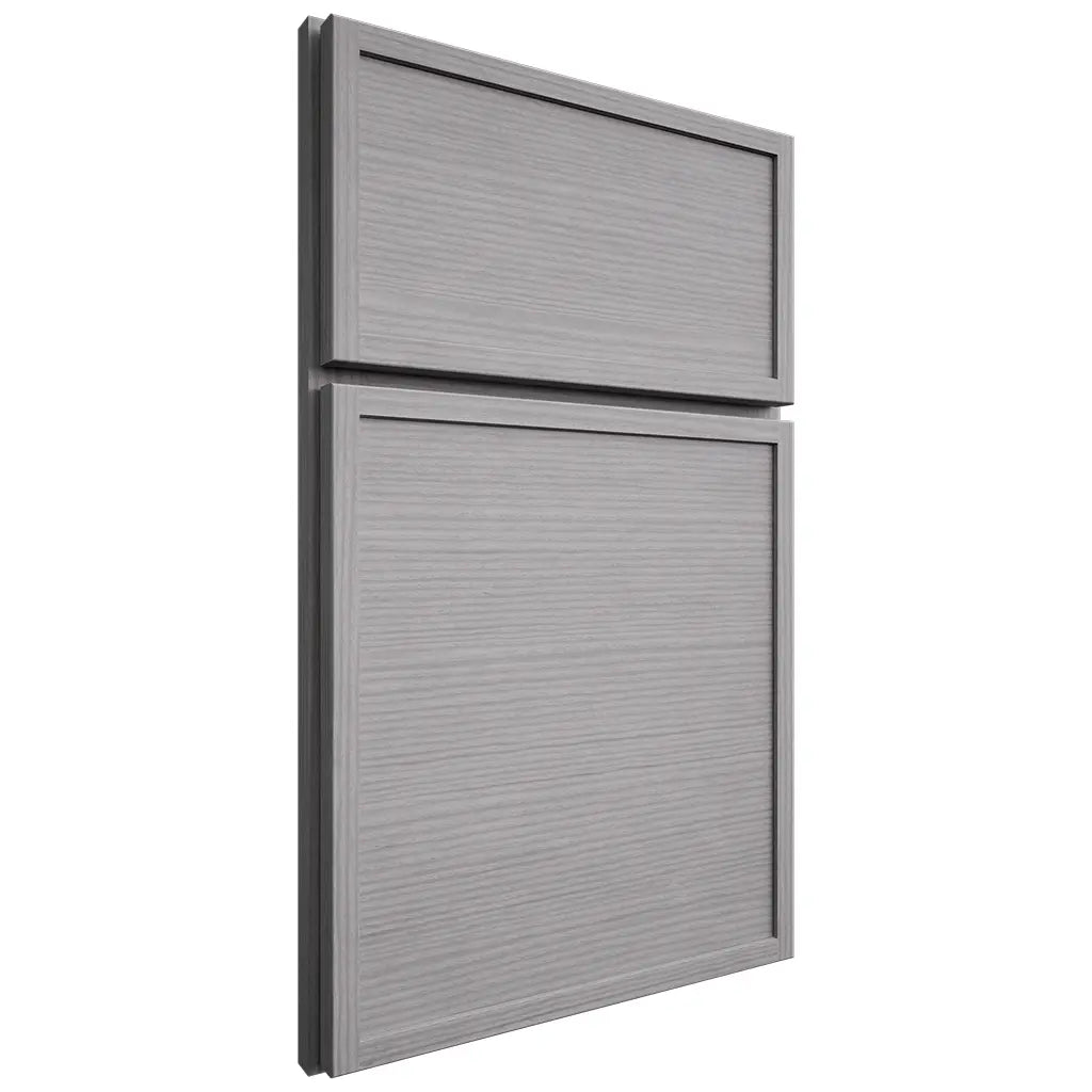 Shiloh Cabinetry Full Overlay Napa Horizontal White Oak Rift Cut Stratus Door