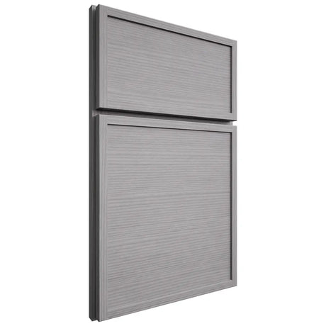 Shiloh Cabinetry Full Overlay Napa Horizontal White Oak Rift Cut Stratus Door
